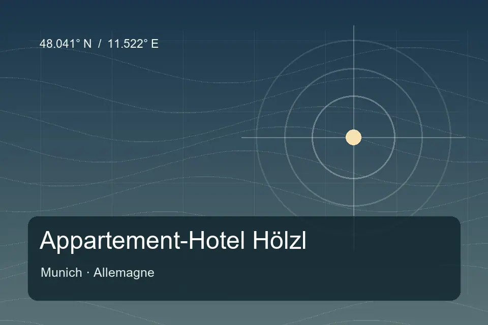 Referência geográfica ilustrada de Appartement-Hotel Hölzl em Munich