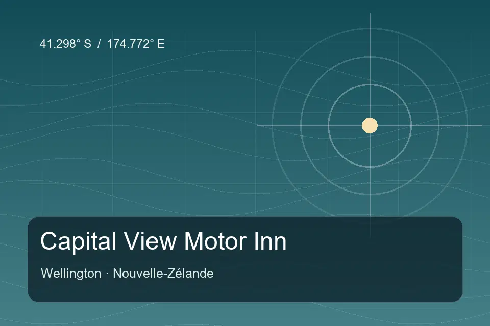 Referência geográfica ilustrada de Capital View Motor Inn em Wellington