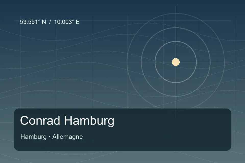 Referência geográfica ilustrada de Conrad Hamburg em Hamburg