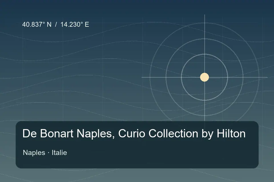 Riferimento geografico illustrato di De Bonart Naples, Curio Collection by Hilton a Naples