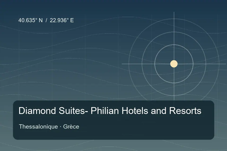 Riferimento geografico illustrato di Diamond Suites- Philian Hotels and Resorts a Thessalonique