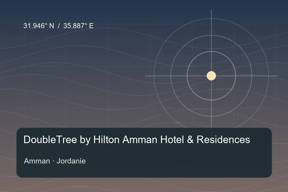 Riferimento geografico illustrato di DoubleTree by Hilton Amman Hotel & Residences a Amman