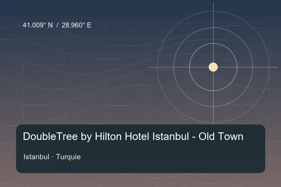 Illustrierter geografischer Orientierungspunkt für DoubleTree by Hilton Hotel Istanbul - Old Town in Istanbul