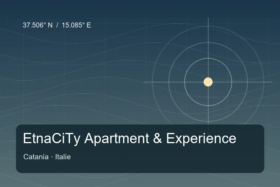 Riferimento geografico illustrato di EtnaCiTy Apartment & Experience a Catania