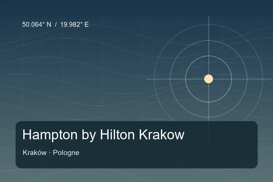 Referência geográfica ilustrada de Hampton by Hilton Krakow em Kraków