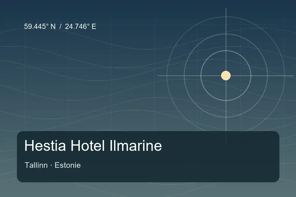 Referência geográfica ilustrada de Hestia Hotel Ilmarine em Tallinn