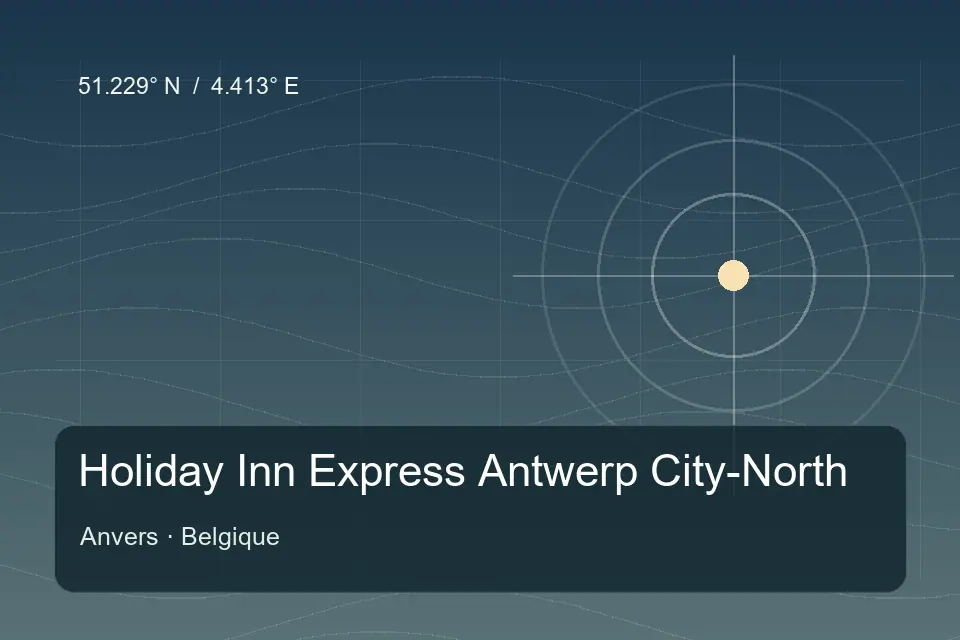 Referência geográfica ilustrada de Holiday Inn Express Antwerp City-North em Anvers