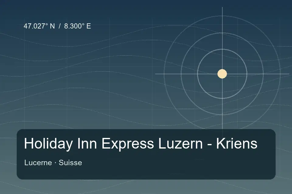 Riferimento geografico illustrato di Holiday Inn Express Luzern - Kriens a Lucerne