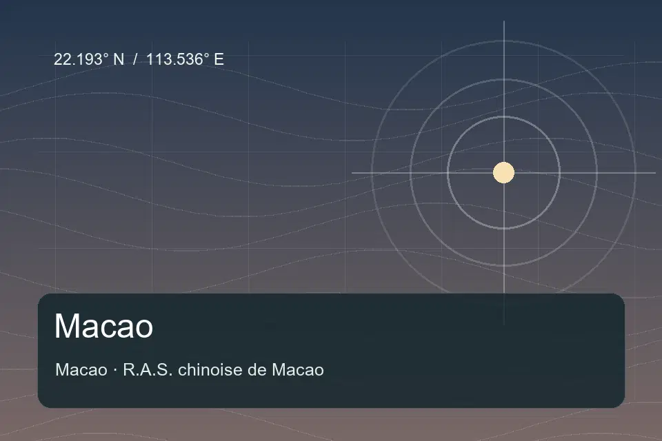 Referência geográfica ilustrada de 澳門之家 Home of Macau em Macao