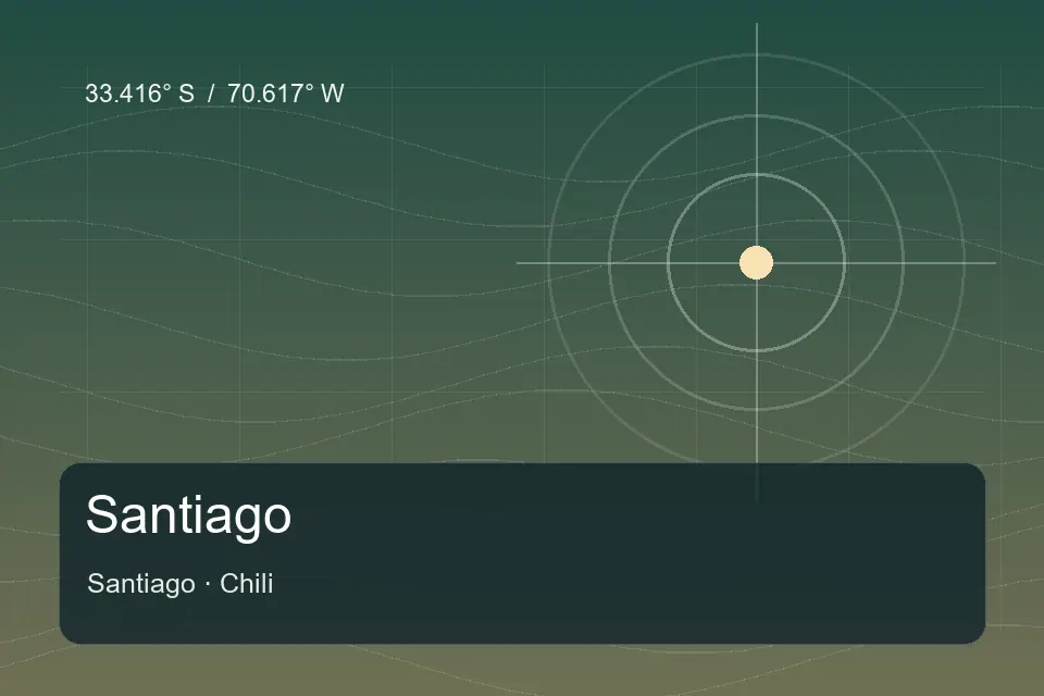 Riferimento geografico illustrato di Hotel Boutique Casa D’agostino a Santiago