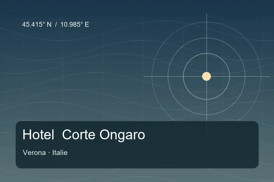 Referência geográfica ilustrada de Hotel  Corte Ongaro em Verona