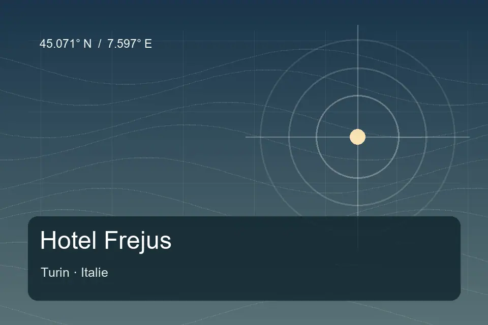 Referência geográfica ilustrada de Hotel Frejus em Turin