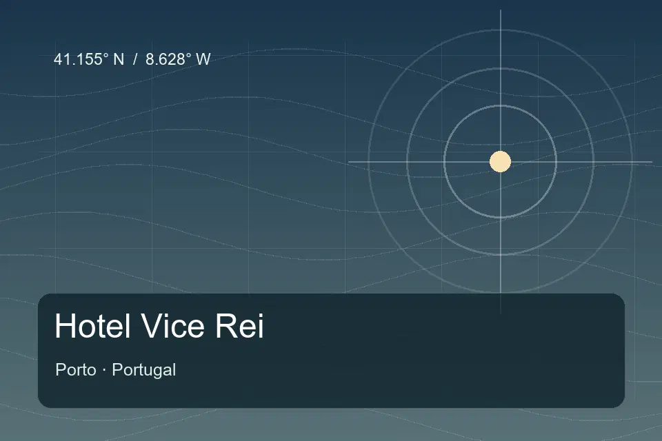 Referência geográfica ilustrada de Hotel Vice Rei em Porto