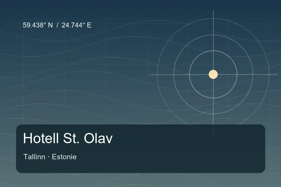 Referência geográfica ilustrada de Hotell St. Olav em Tallinn