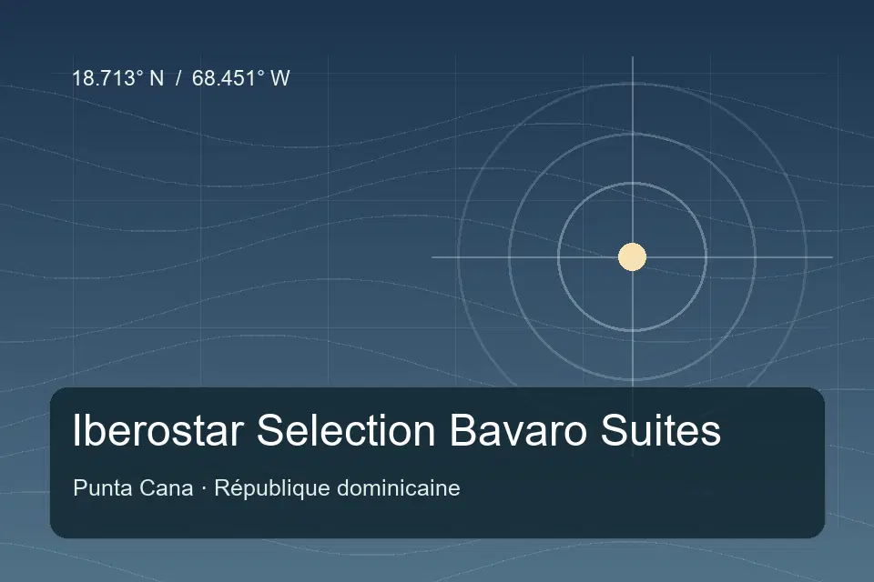 Referência geográfica ilustrada de Iberostar Selection Bavaro Suites em Punta Cana