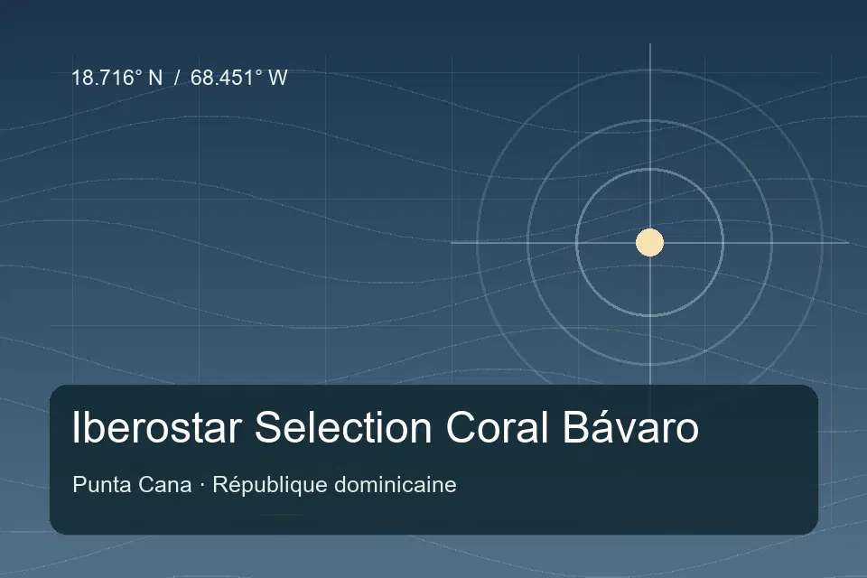 Referência geográfica ilustrada de Iberostar Selection Coral Bávaro em Punta Cana