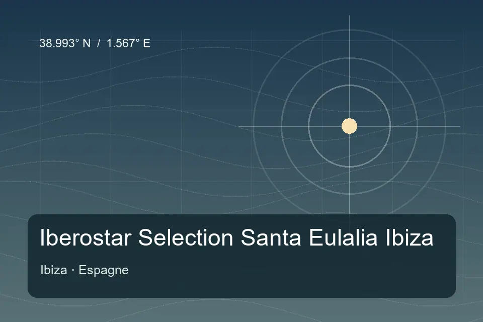 Referência geográfica ilustrada de Iberostar Selection Santa Eulalia Ibiza em Ibiza
