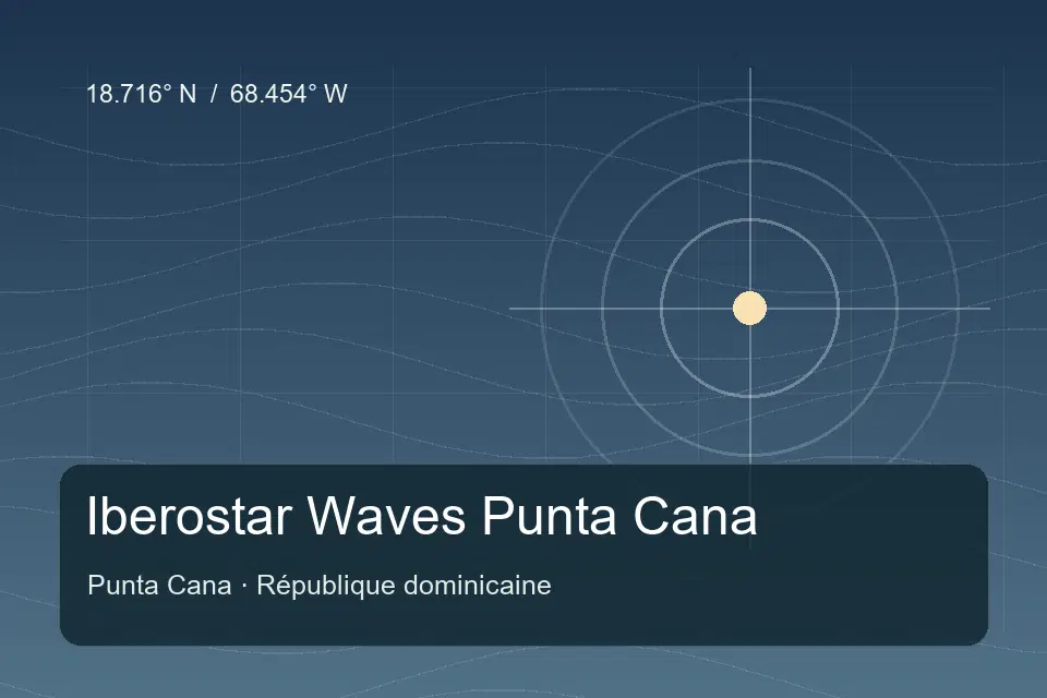 Referência geográfica ilustrada de Iberostar Waves Punta Cana em Punta Cana