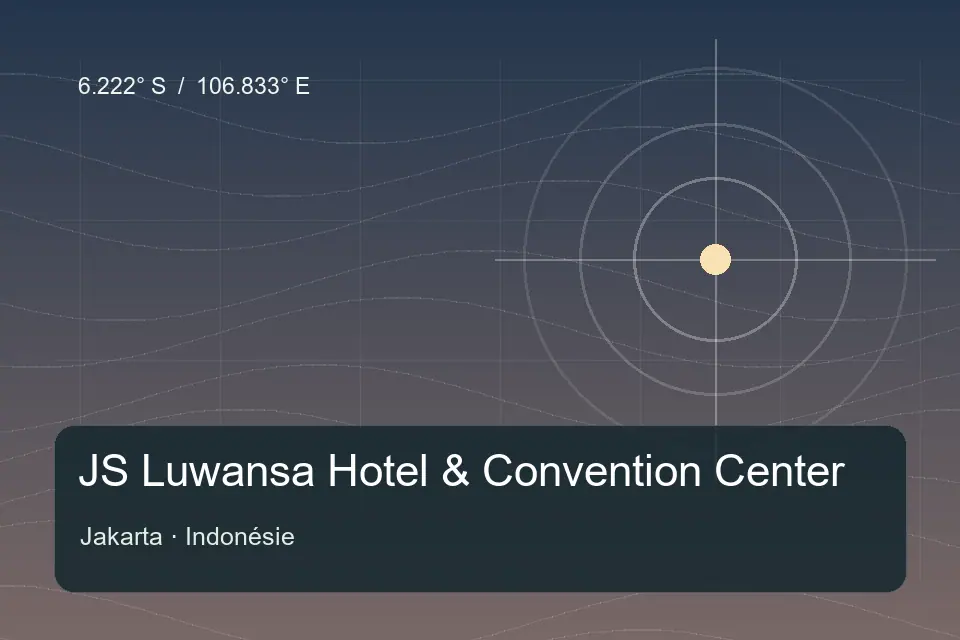 Referência geográfica ilustrada de JS Luwansa Hotel & Convention Center em Jakarta