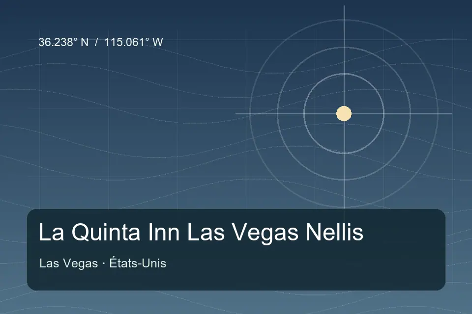 Illustrierter geografischer Orientierungspunkt für La Quinta Inn Las Vegas Nellis in Las Vegas