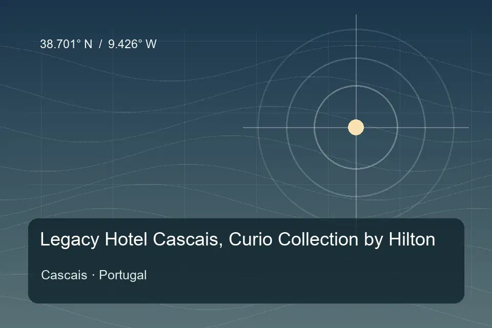 Referencia geográfica ilustrada de Legacy Hotel Cascais, Curio Collection by Hilton en Cascais