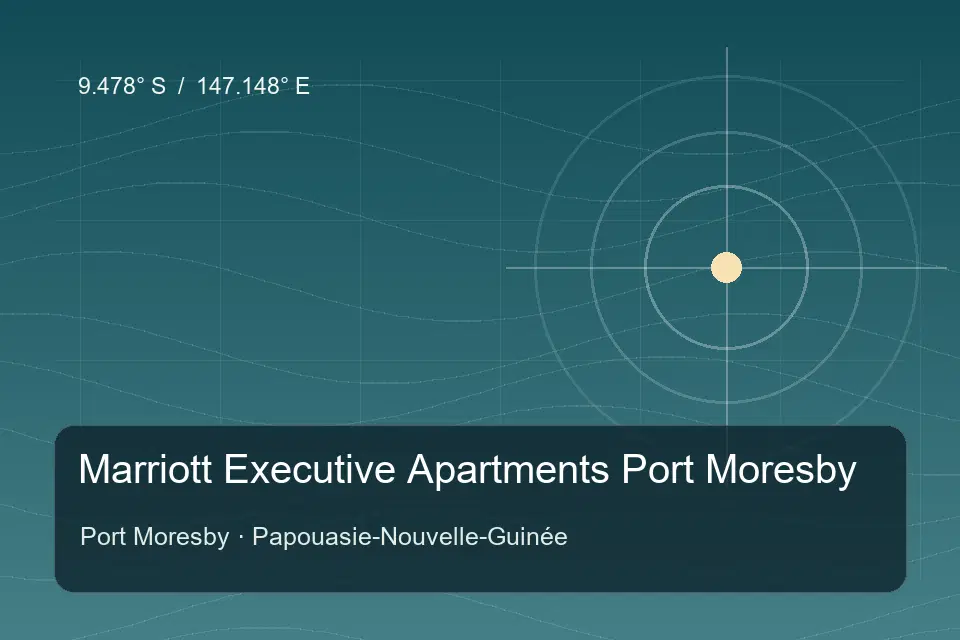 Referência geográfica ilustrada de Marriott Executive Apartments Port Moresby em Port Moresby