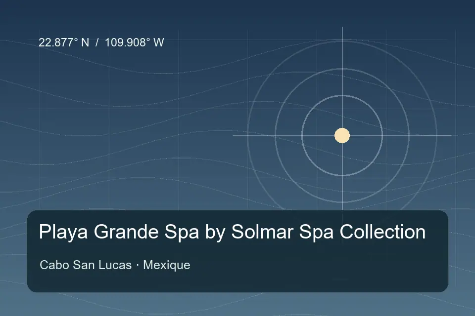 Riferimento geografico illustrato di Playa Grande Spa by Solmar Spa Collection a Cabo San Lucas