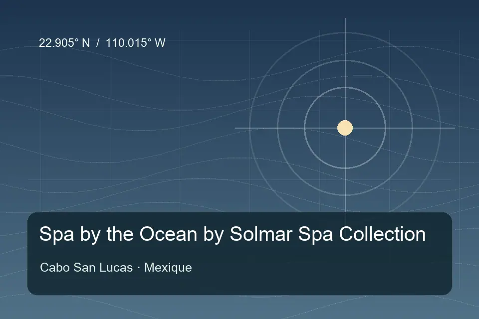 Riferimento geografico illustrato di Spa by the Ocean by Solmar Spa Collection a Cabo San Lucas