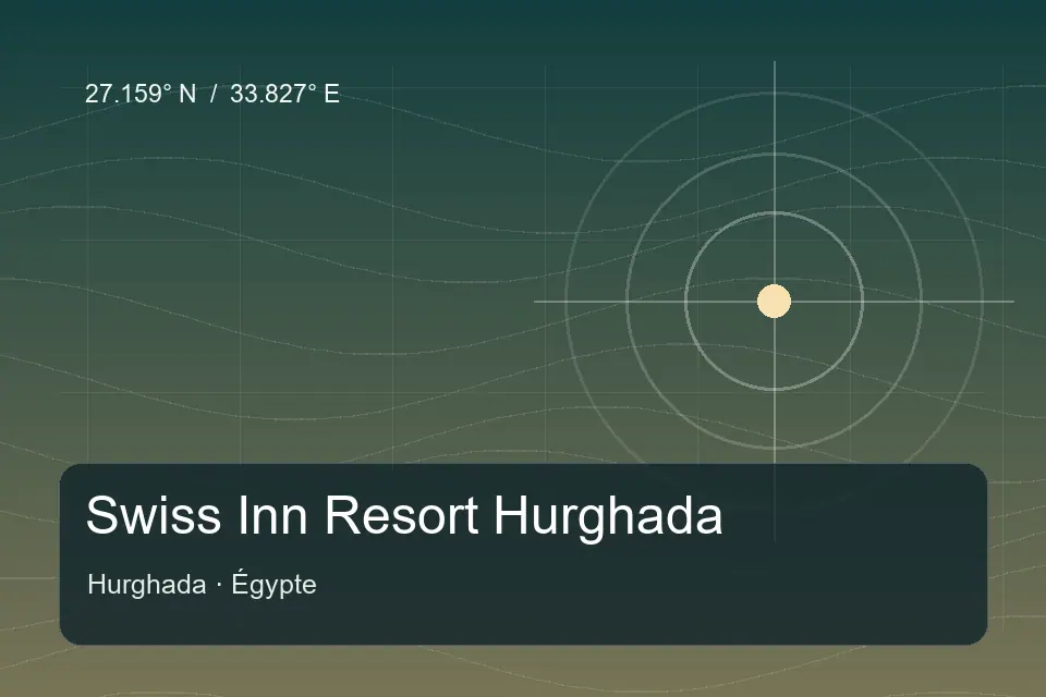 Illustrated geographic marker for Swiss Inn Resort Hurghada in Hurghada