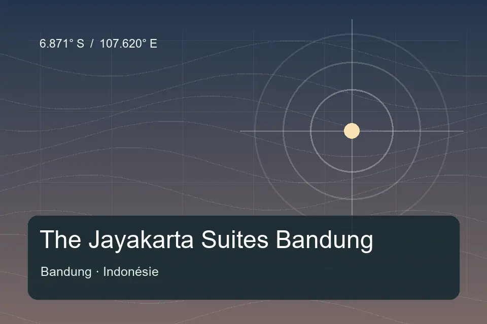 Illustrierter geografischer Orientierungspunkt für The Jayakarta Suites Bandung in Bandung