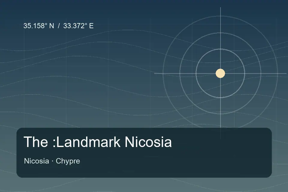Illustrierter geografischer Orientierungspunkt für The :Landmark Nicosia in Nicosia