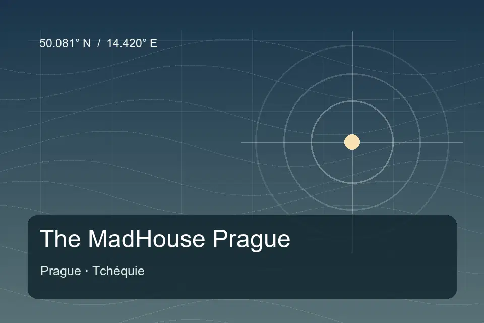 Referencia geográfica ilustrada de The MadHouse Prague en Prague