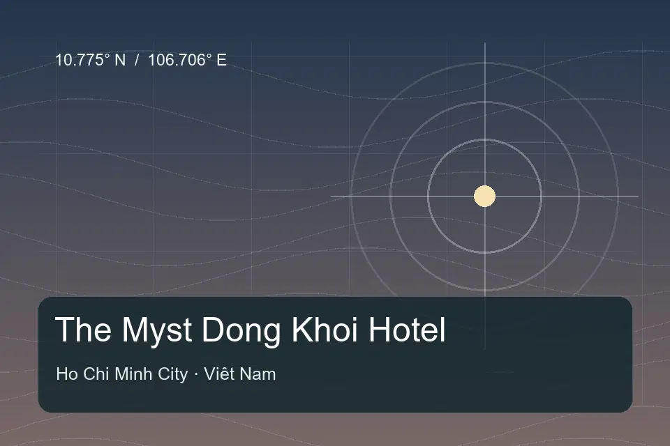 Referencia geográfica ilustrada de The Myst Dong Khoi Hotel en Ho Chi Minh City