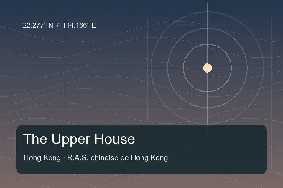 Riferimento geografico illustrato di The Upper House a Hong Kong