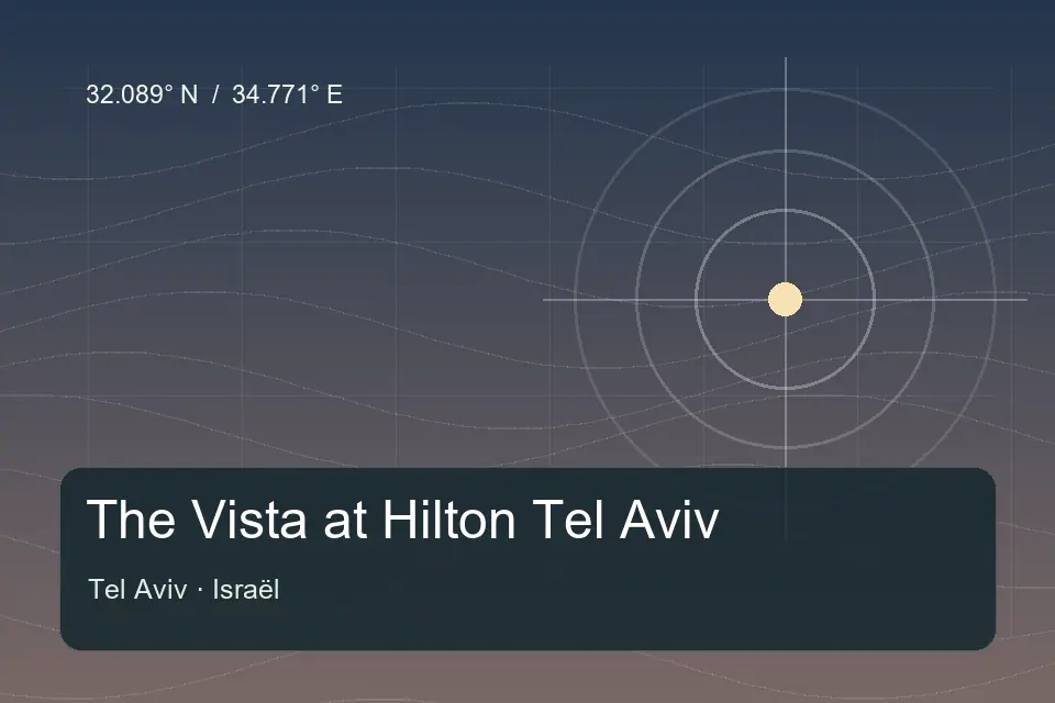Illustrierter geografischer Orientierungspunkt für The Vista at Hilton Tel Aviv in Tel Aviv