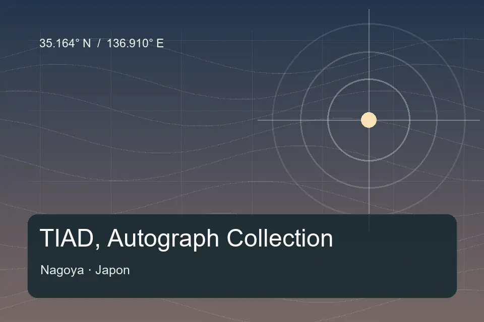 Referência geográfica ilustrada de TIAD, Autograph Collection em Nagoya